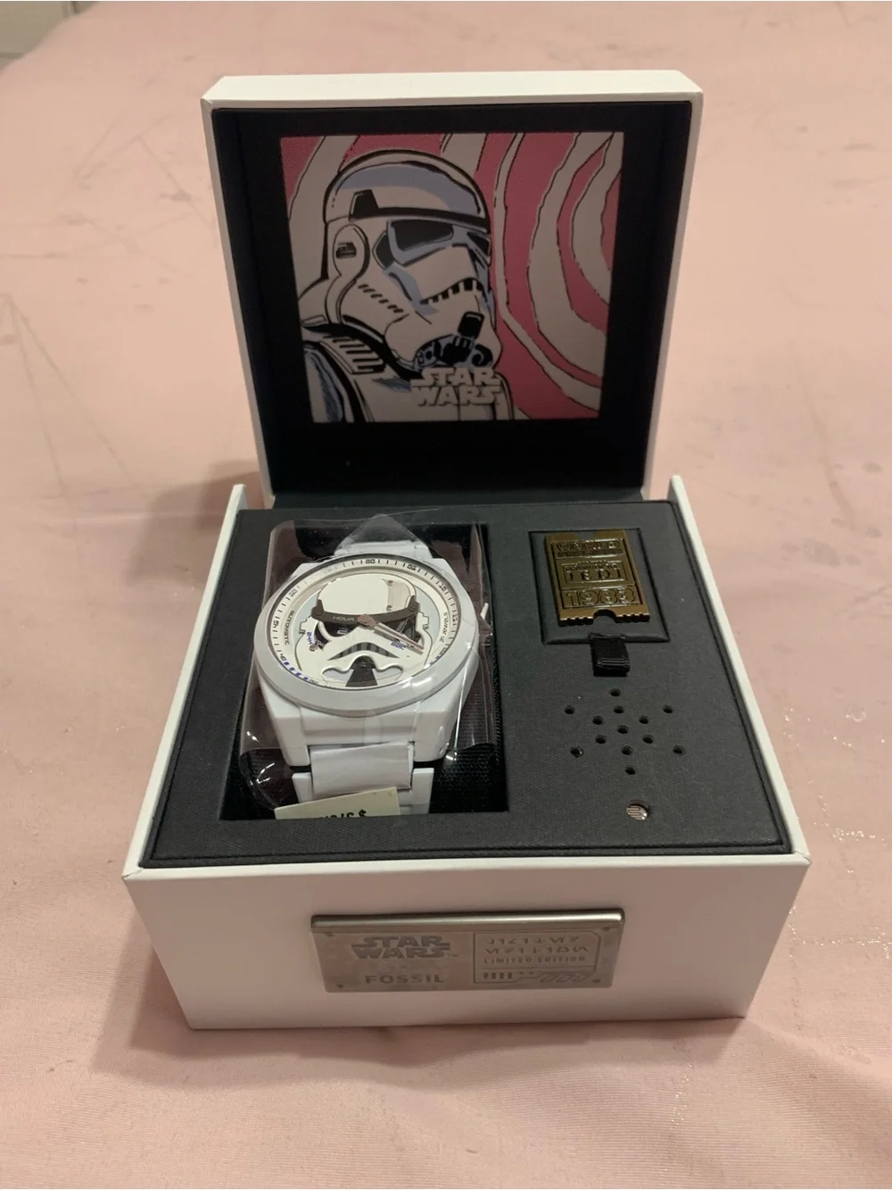 Star Wars Stormtrooper fossil watch limited quantity (only 1,483 produced)